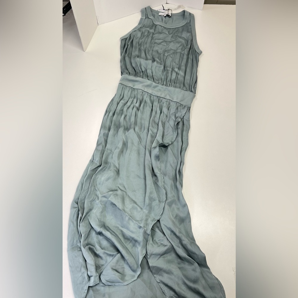 Evereve Red Haute Moss Wrap Front Dress Satin Sleeveless Slip New With Tags S
